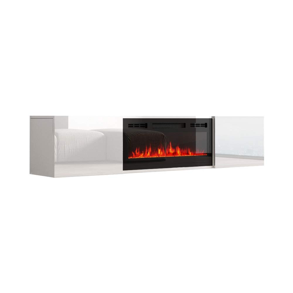 Buy Meble Furniture Cali EF Wall ed Electric Fireplace Modern 72" TV