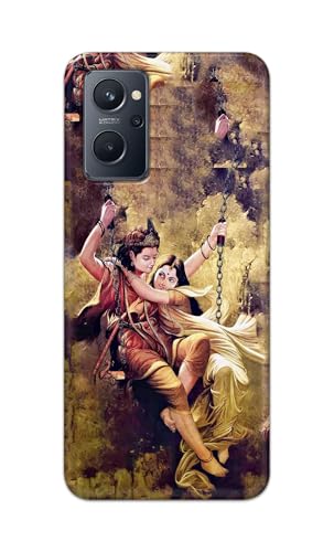 Image of Printed Hard Back Cover for Realme 9i 5G Back Cover (Radha Krishna Love -J1) -190724(EA)