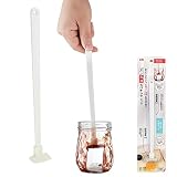 ORIJOYNA Non-Stick Flexible Silicone Jar Spatula - Food Scraper Glass Bottle and Jar Cleaner - Good
