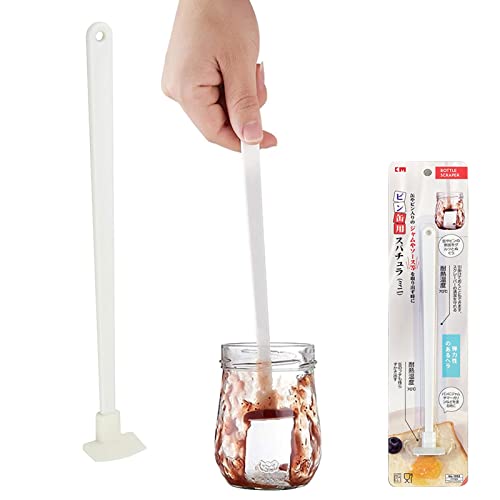 Orijoyna Non-Stick Flexible Silicone Jar Spatula - Food Scraper Glass Bottle And Jar Cleaner - Good Grips Dishwasher Safe For Kitchen, Flip Burgers, Pancakes #TOP5
