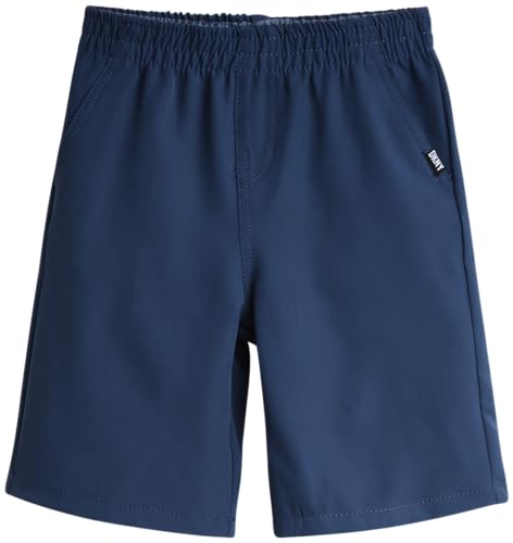 Image of DKNY Toddler Boys Short Sets - 2 Piece Boys Short Sleeve Polo Shirt and Lightweight Boy Shorts for Toddler and Little Boy