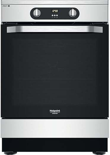 Cucina elettrica a libera installazione Hotpoint: 60 cm, - HS68IQ8CHX/E