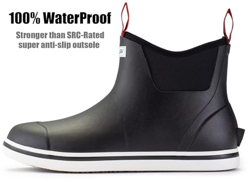 Image of SUREWAY Women's Deck Boots Professional Non-Slip Fishing & Ankle Deck Boot Waterproof Rain Boots