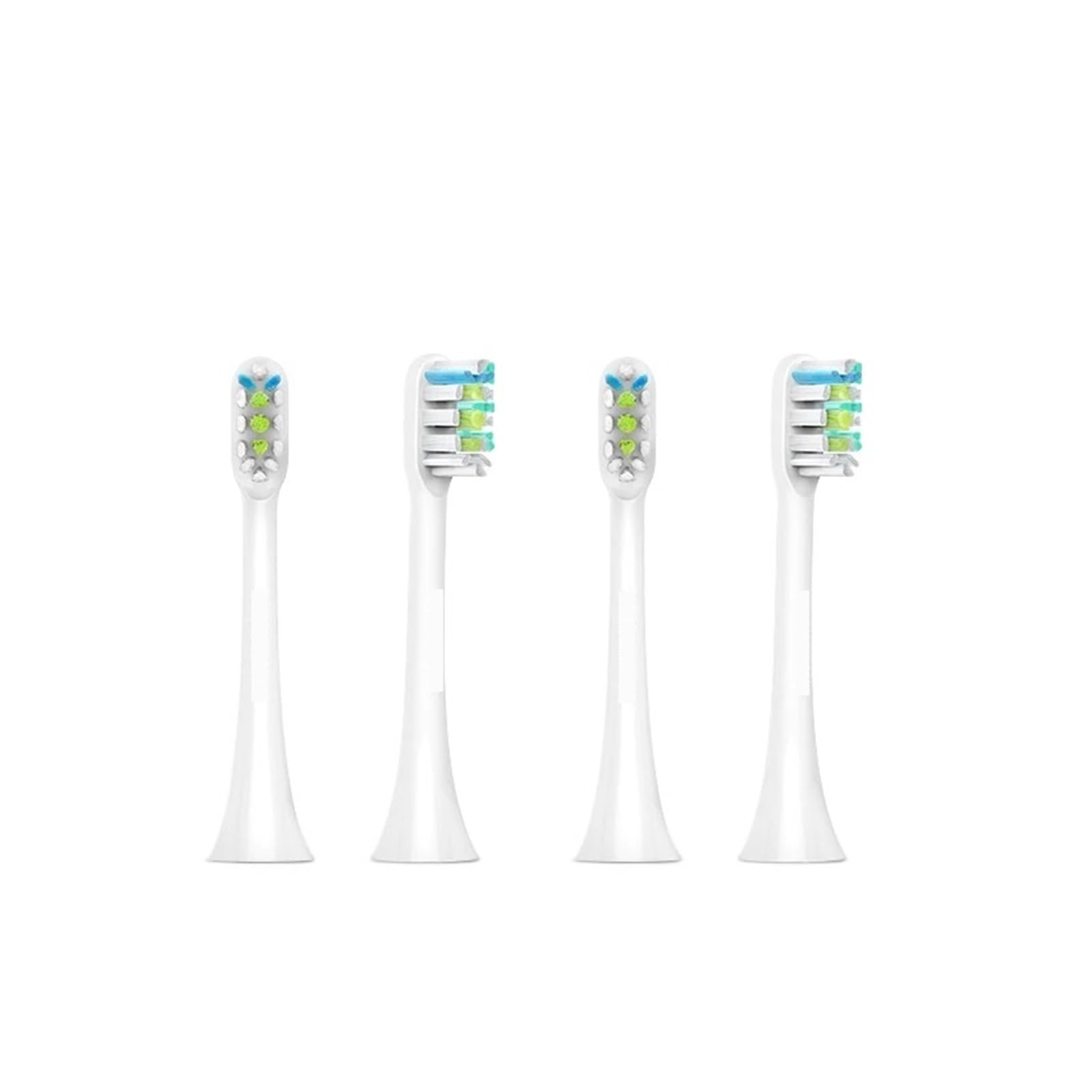 Wymienne Końcówki Do Szczoteczek Elektrycznych Wymienne Końcówki Do Szczoteczek Sonicznych - Kompatybilny Z SOOCAS X1 X3 X3U X5(White 4 pcs)