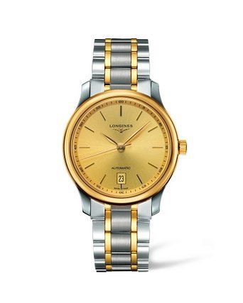 �����W�� Longines Master Collection Automatic Large Size (38.5 mm) Two Tone 18k Gold and Stainless Steel Transparent Cas Back Men's 