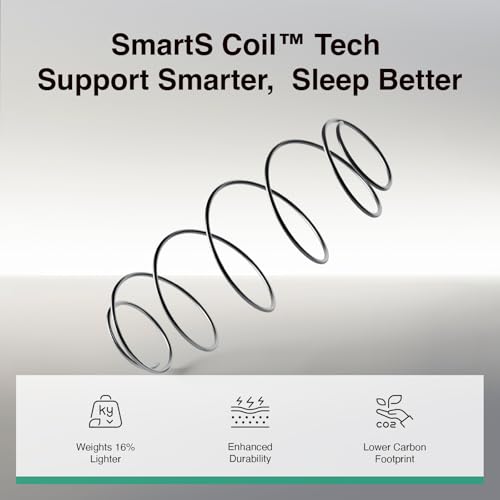 Image of Novilla 14 Inch Queen Size Mattress, Hypoallergenic & Back Pain Relief, Hybrid Queen Mattresses in a Box with Smarts Coils, Fiberglass Free CertiPUR-US Certified Colchones No Box Spring Needed