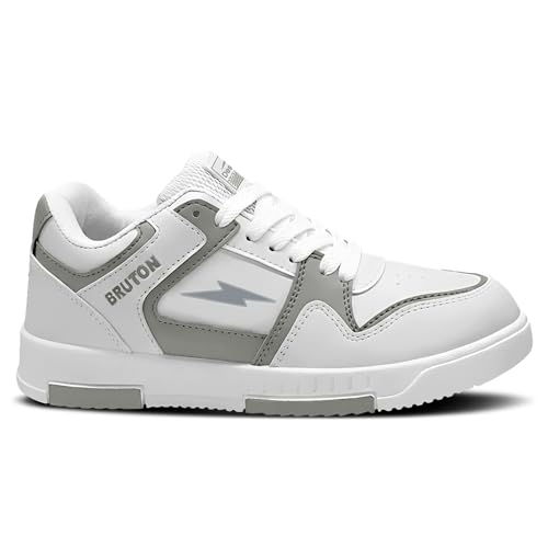 Image of BRUTON Men's Casual Sneakers | Lightweight Lace-Up Fashion Shoes | Comfortable Cushioned Walking Shoes, College & Travel