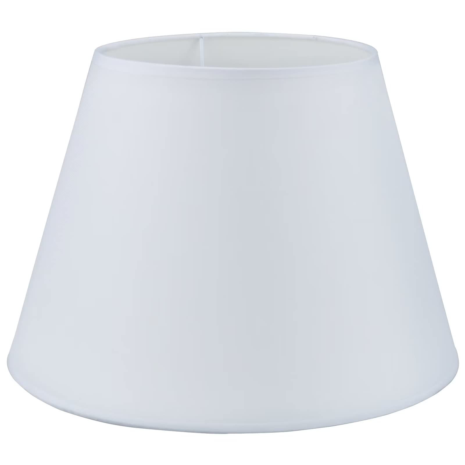 Taps toelopende trommel lampenkap - crèmekleurige stof - 254 cm | bol