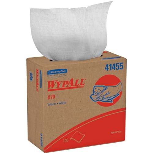 Image of X70 Cloths, POP-UP Box, 9.13 x 16.8, White, 96 /Box, 10 Boxes /Carton