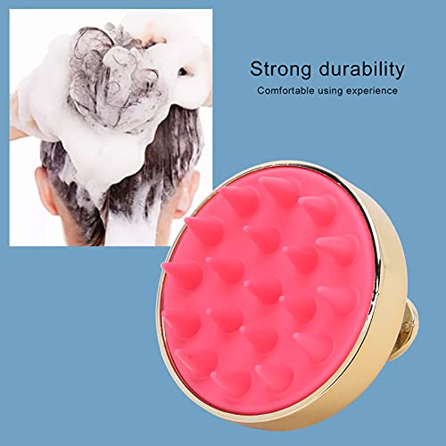 Massageador de couro cabeludo, segure facilmente Massageie o couro cabeludo Pente de silicone Limpe