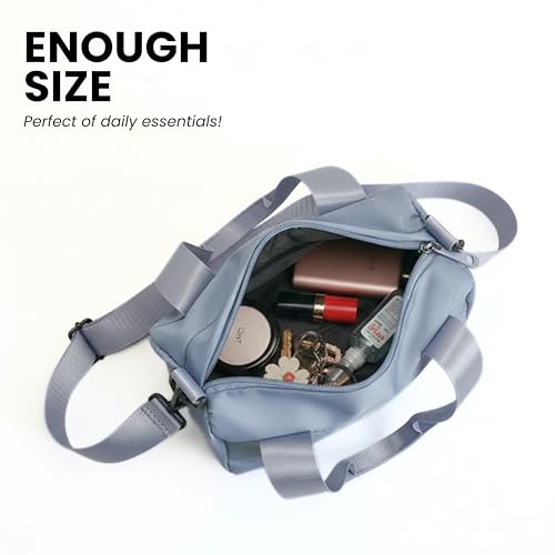Image of POPCUBE Women's Compact Sling Bag & Hand Purse Combo | Detachable Strap Shoulder Bag with 2 Compartments | (28cmx12cmx18cm) Stylish Handbag with Strong Handles for Travel, Shopping & Daily Use