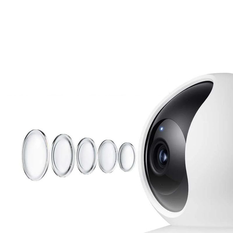Xiaomi Smart C300 Double Objectif 3 mégapixels Vision Nocturne Infrarouge Rotation et Inclinaison Audio bidirectionnel Blanc