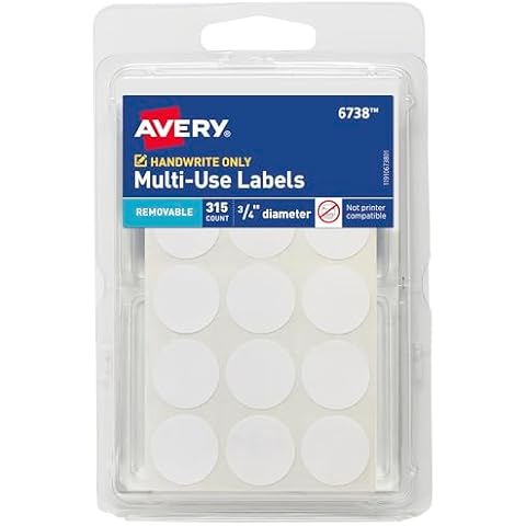 Avery Removable Labels 6738 Cover