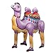 Self Stand Cute Cartoon Giant Rabbit Fox Camel Animal Foil Balloon Happy Birthday Decorations Baby Shower Party Supplies Boys Toy (3D Purple Camel)