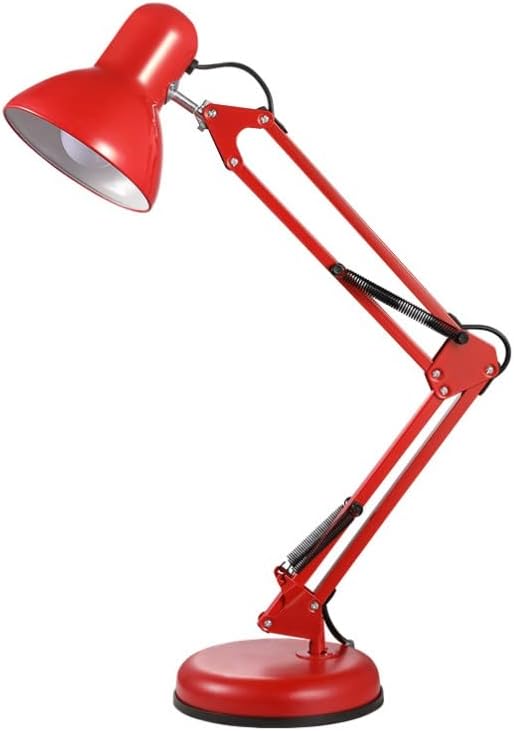 Desk Lamp Reading Light Desk Light Reading Lamp Long Arm Folding Desk Lamp Iron Table Lamp with USB Port Desk Lamps Bedroom for Living Room Office Lamp Study Lamp (Color : Blue)