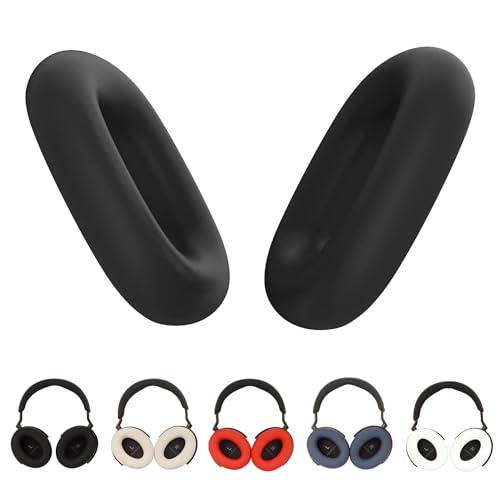 For Sennheiser MOMENTUM 4 用 イヤーパッド カバー ケース 【NOUKAJU】 Sennheiser MOMENTUM 4 用 ヘッドホンイヤークッション保護カバー 柔らかいシリコン製 オーディオ影響されず 防塵 防汗 キズ防止