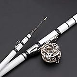 1. Bevorzugte Material: Die Angelrute ist von hohen Dichte Kohlenstofffasermaterial, das hart und dauerhaft, schön und haltbar ist.Hand und Meer mit doppeltem Verwendungszweck, stark und nicht leicht zu brechen.Ganzmetallgriff.