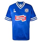 Leicester City 1997 Retro-Fußballtrikot, Polyester, Blau