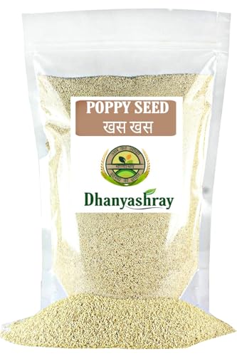 Image of Dhanyashray Poppy seeds (Khas Khas) 1 Kg| Indian Posta Dana | Khus Khus | Pure white Posto Dana for eating
