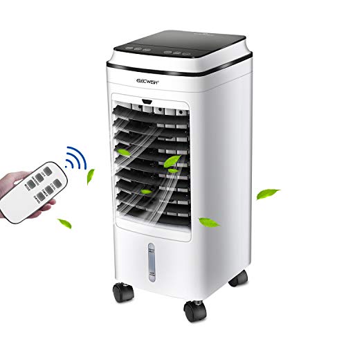 ELECWISH Air Cooling Fan Portable Evaporative Cooler with 3 Speeds Humidifier Air Cooler