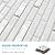 SODI MOSAIC White Glass Mosaic Subway Tile for Kitchen Backsplash and Bathroom Wall, 5 Sheets Glossy Glass Tile, 11.9 x 11.7 in, 5 Sq.Ft., Heat and Water Resistant for Shower, Fireplace, Accent Wall