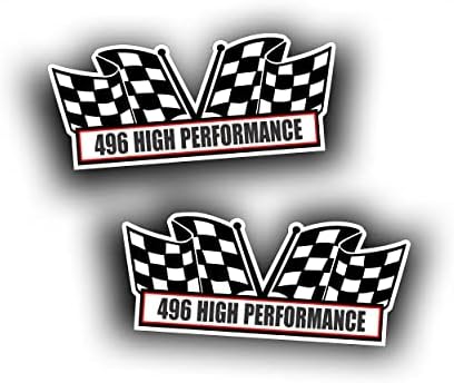 Pair of Engine Window Air Cleaner Sticker Decal