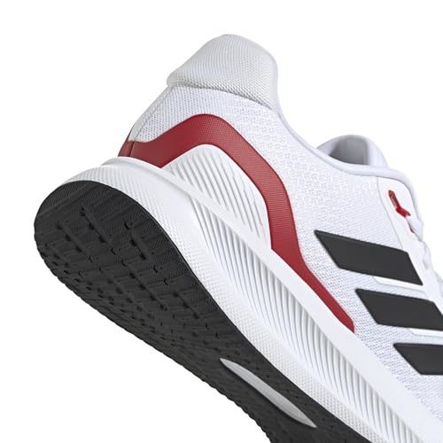 Image of adidas Mens Runfalcon 5 Wide Running Sneakers Shoes - Black