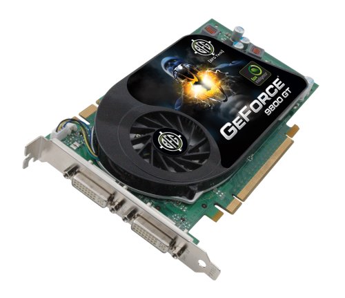 BFG BFGE98512GTGE NVIDIA GeForce 9800 GT 512 MB GDDR3 PCI Express 2.0 Graphics Card with EcoIntelligence Low Power Design