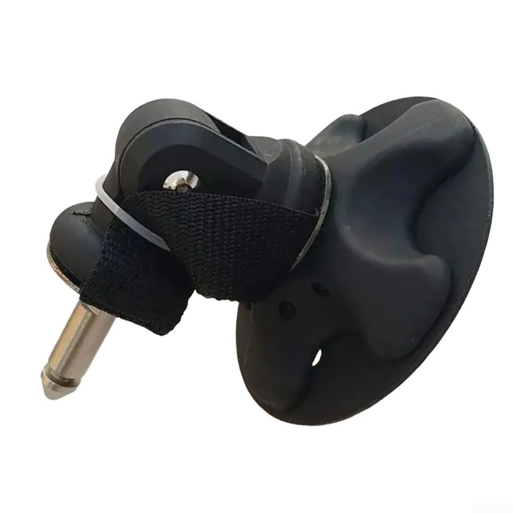 Base per albero da windsurf, rotazione a 360°, perno M8 in acciaio inox e giunto tendineo in nylon, per riparazione tavola da vela, pezzo di ricambio