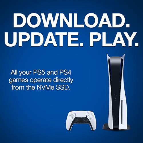 Image of Seagate Game Drive PS5 NVMe SSD for PS5 2TB Internal Solid State Drive - PCIe Gen4 NVMe 1.4, Officially Licensed, Up to 7300MB /s with Heatsink (ZP2000GP3A1001)