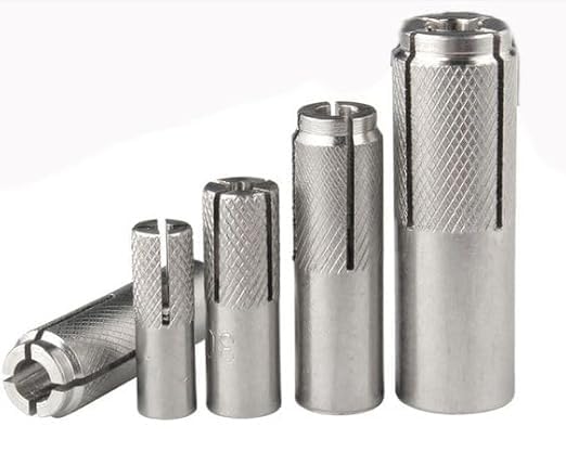Bullet Fastener Bolt Drop-in Anchor for Secure Fixing Concrete Anchor for Heavy Loads Durable Steel Fastener Reliable Drop-in Expansion Bolt Anchors for Construction & Masonry (50, 6x 25 mm)-picture-26