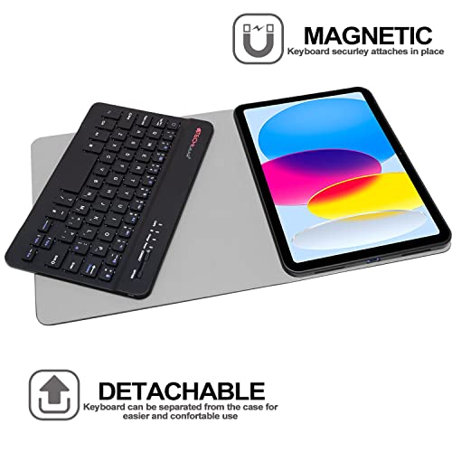 TECHGEAR Keyboard Case for iPad 11" (A16, 2025) & iPad 10.9" (10th Gen 2022) - Image 4