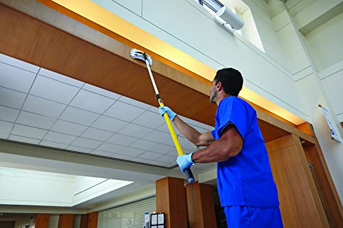 Image of Rubbermaid Commercial Products HYGEN Quick-Connect Flexible Microfiber Mop Cover-Dust and Dirt, 11-inch, White, Wet /Drop Mop Frame for Floor Cleaning on Title /Hardwood /Laminate Floors