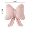 Novohive Bow Pillow Throw Pillows Butterfly Shaped Decorative Cute Pillows for Bed Sofa Cute Home Decor,Pink 10 * 8inch #2