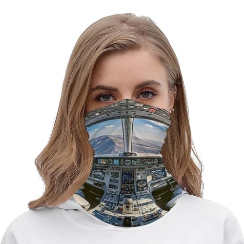 Gargantilla Térmica para Avión, Cubreboca Antiviento, Mascarilla Facial, Gorro de Cuello, Pañuelo para la Cabeza, Bandana para Hombre y Mujer miniatura 5