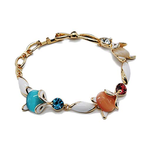 Pony River Fox Bracelet for Teenagers Girls | Unique Design Texture Fox Jewelry Gift Suitable for Valentine s Day and Birthday