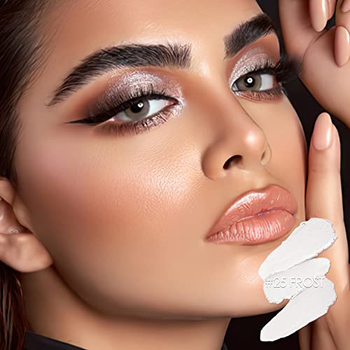 Focallure Shimmer And Matte Cream Eyeshadow Stick,Smooth Brilliant Eye Brightener Pencil For Women,Long Lasting Waterproof Eye Shadow And Liners Makeup,Frost thumb #1