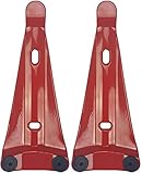stabiler Universal - Wandhalter für Feuerlöscher Handfeuerlöscher, Pulverlöscher, Schaumlöscher, Löscher oder CO2-Löscher für die Wandbefestigung (2, Rot)