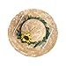 Balacoo 1pc Sunflower Straw Hat Pet Beach Hat Chihuahua Straw Hat Pet Summer Hat Pet Straw Woven Hat Pet Sunflower Straw Woven Hat Mini Straw Hat Dog Hat Cotton Rope Adjustable Decorate