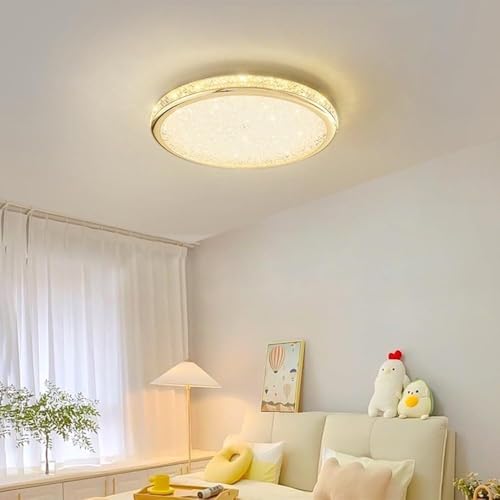 Luminaire suspendu en or au design postmoderne d'exception