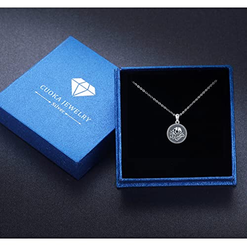 Aoveao Rose Skull Photo Locket Necklace S925 Sterling Silver Oxidized Retro Skull Pendant Necklace That Holds Pictures,Custom Photo Box Necklace, Mother's Day Jewelry Gift For Dad Mom Lover #TOP6