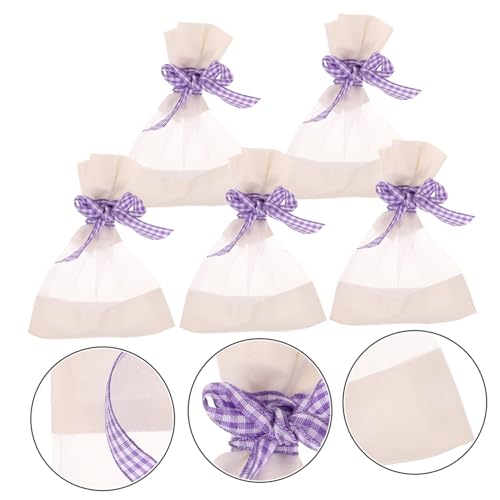Paquete de 10 bolsas de saquito de lavanda vacías Beaupretty miniatura 3