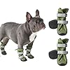 Spark paws water resistant dog boots for medium large dogs anti slip dog shoe booties paw protector for rain snow hiking reflective straps 4pcs green a  urban country home decor