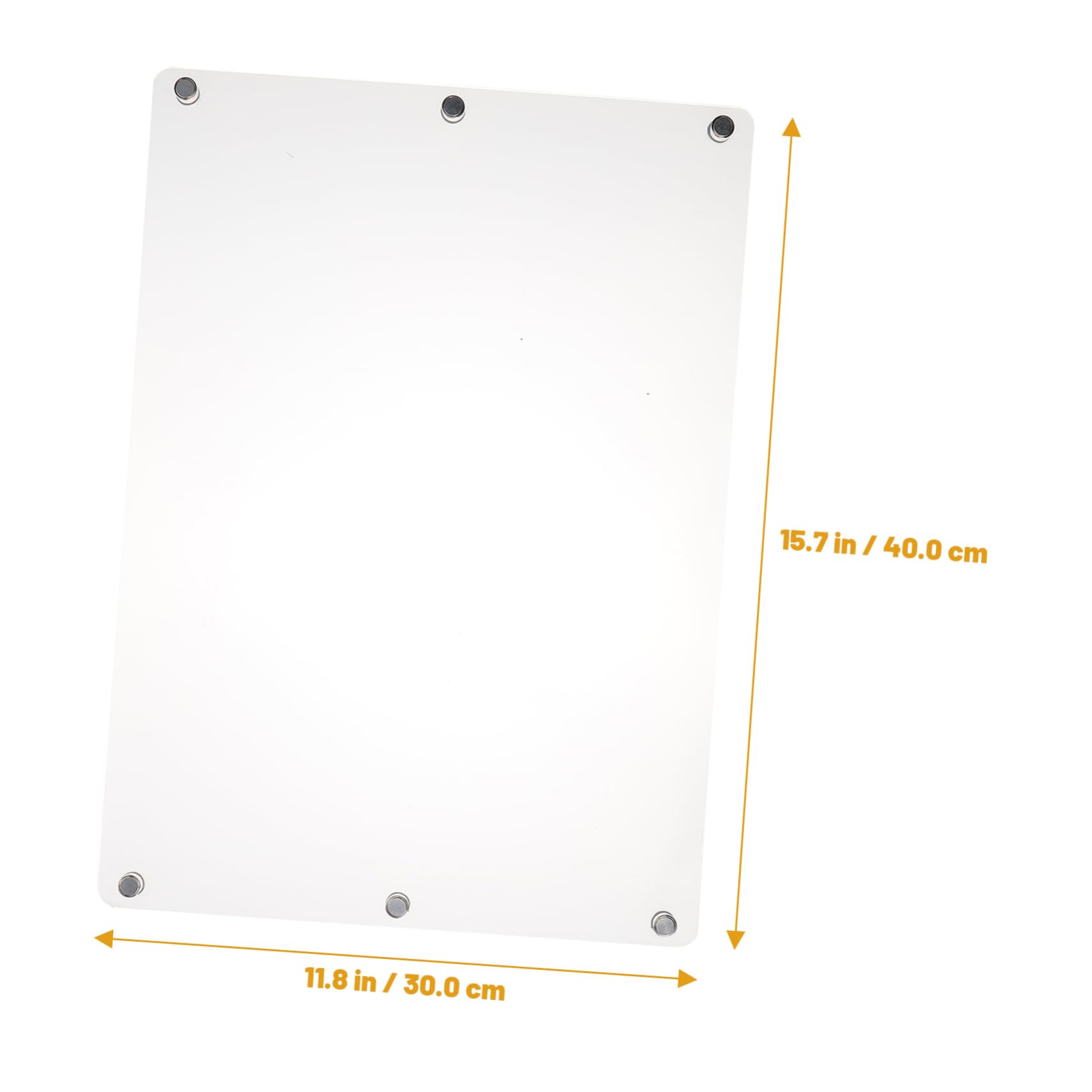 Magnetische Whiteboard Kühlschranktafel Monatsplaner aus Acryl