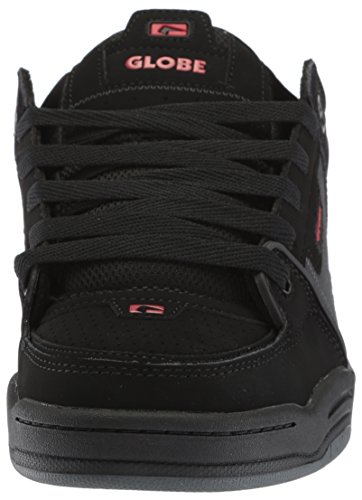 Image of Globe Men's Fusion Shoe, Black /Dark Shadow /Red, 5 M US