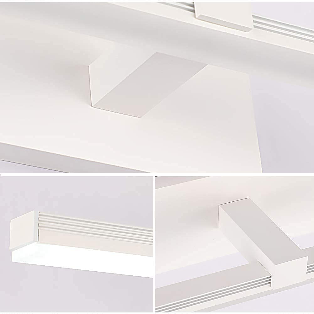 Lampada da Specchio a LED Lampada da Specchio Frontale, Lampada da Parete per Bagno, Luce per armadietto Lampada da Specchio per Bagno Impermeabile Lampada da Parete per Bagno-Bianco Freddo 50 cm La