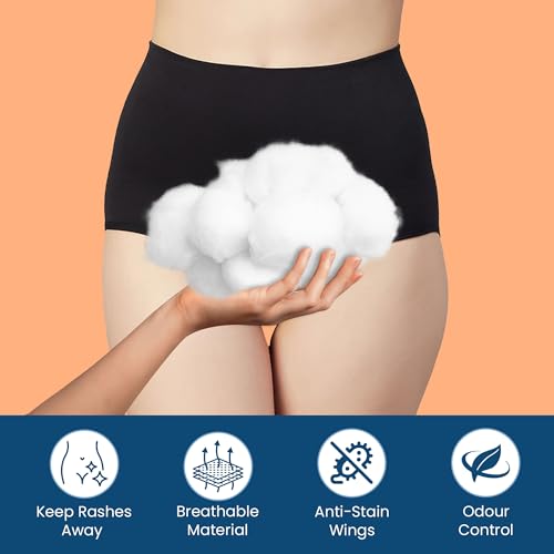 Image of Velora Dry Feel XL 40 Pads Wider Back for Extra Coverage, Quick Absorption,Medium Flow Straight Sanitary Pads for Women & Girl (40 Pads-280MM)