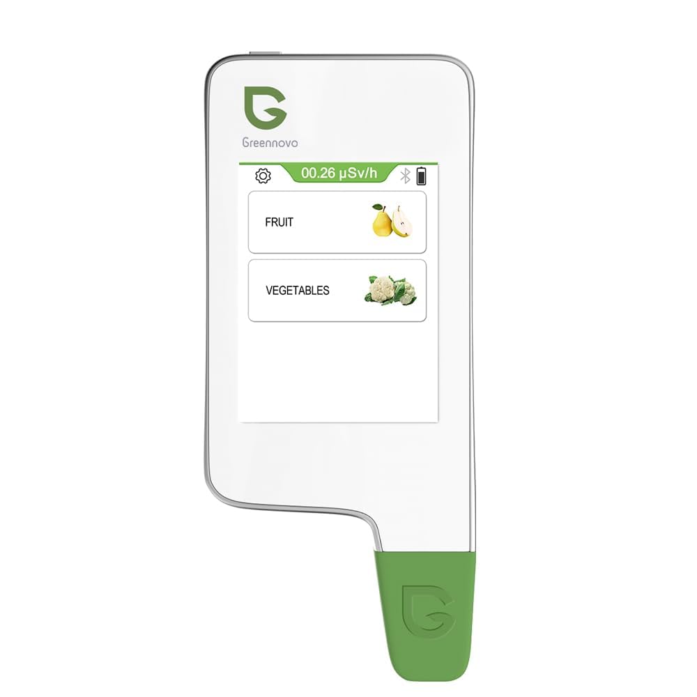 GREENNOVO Instant Read Digital Nitrate Tester for Vegetable, Fruit, Food Safe Meter 1F White