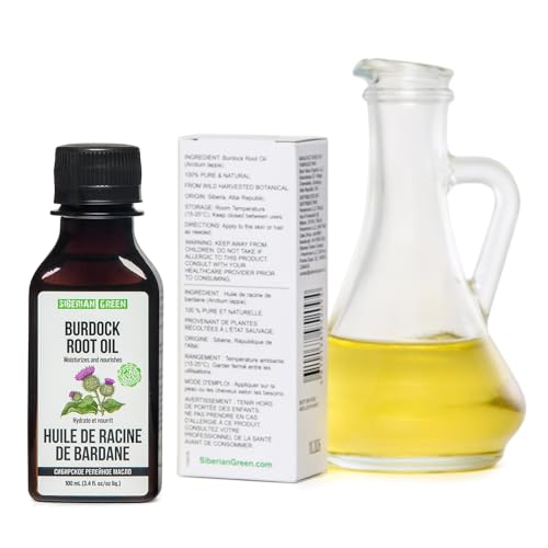 Siberian Burdock Root Oil 100ml for Hair Care Skin Care
