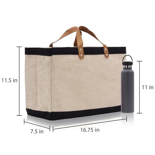 Bolso Ecologico de Lona y Yute para Mujer miniatura 5